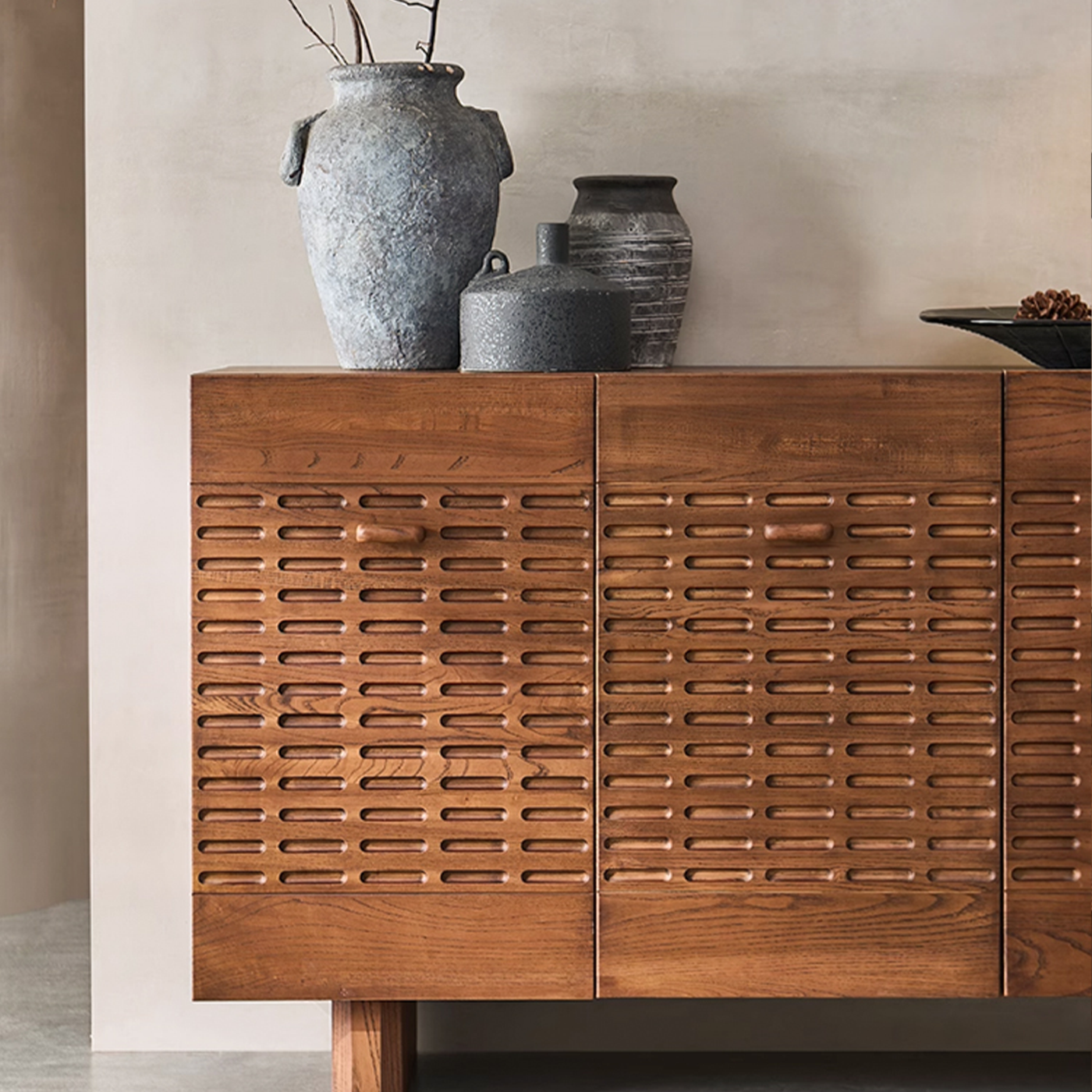 Carrollton Solid Wood Louver Sideboard