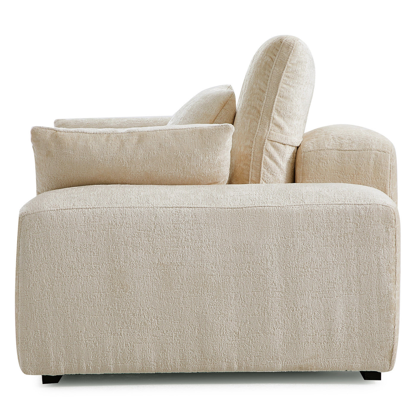 The Empress Gray Armchair-Beige