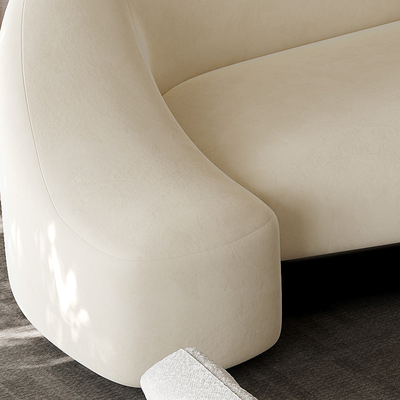 Arcana Curved Premium Velvet Sofa