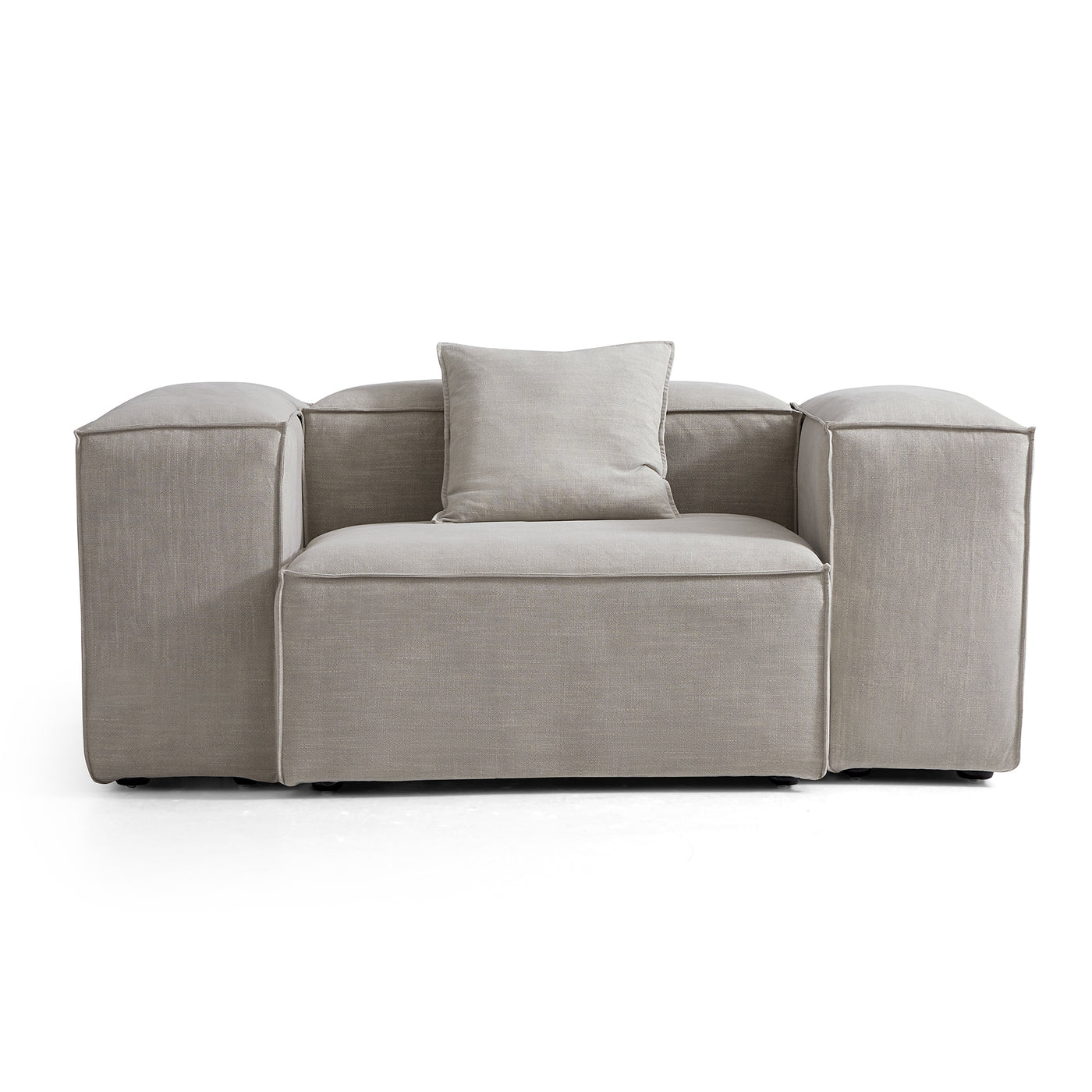 Freedom Modular New Gray Accent Armchair-Sand-High