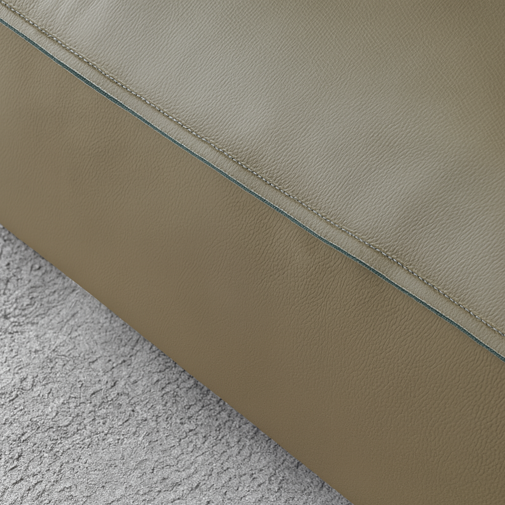 Elara Top Grain Leather Power Recliner Sofa-Olive