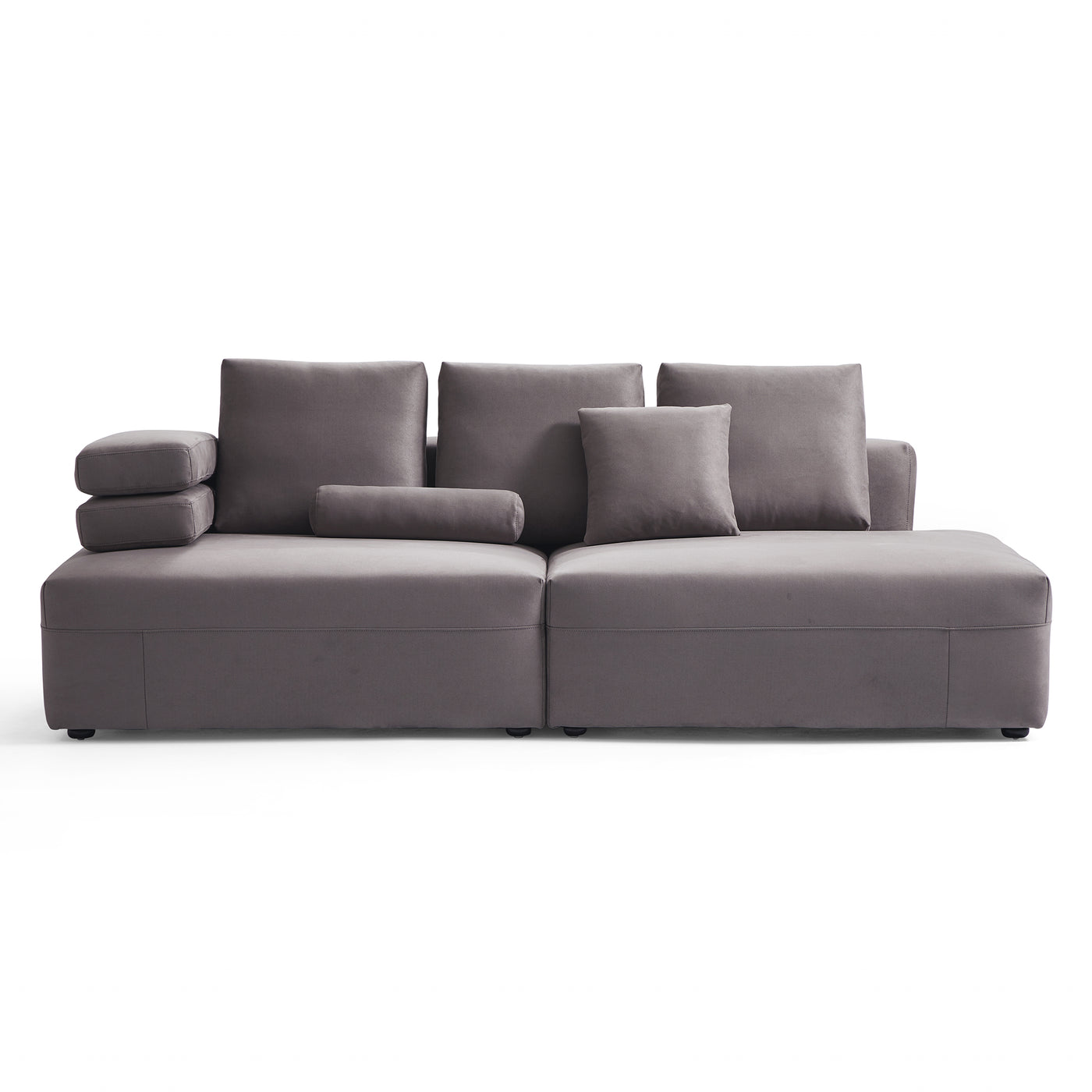 Composition Wabi Sabi Beige Sofa-Gray