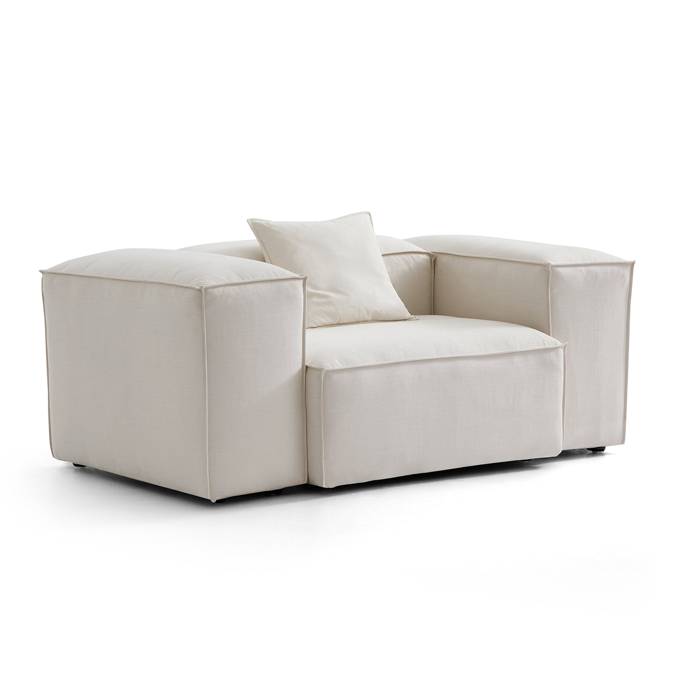 Freedom Modular Accent Armchair-Beige-High