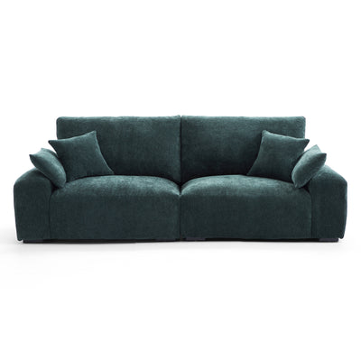 The Empress Green Sofa Set-Green-90.6″