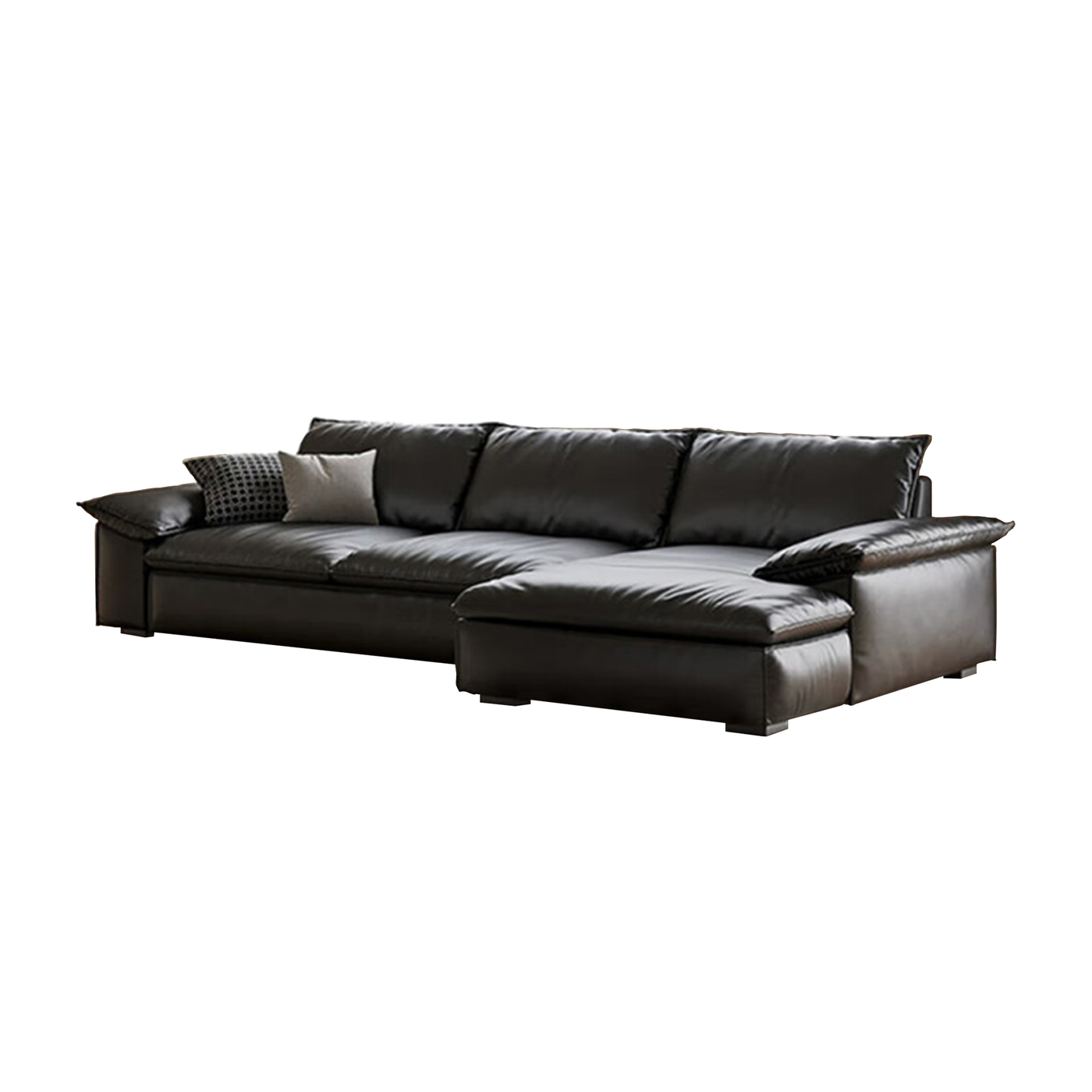 Brownie Modern Luxe Leather Sofa