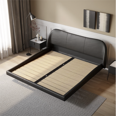Molten Leather Floating Bed