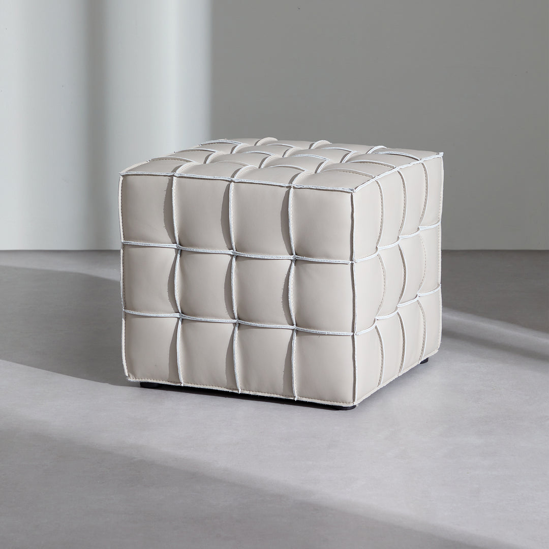 Cube Storage Ottoman Rubik Cube Stool Monarch Modern Leather