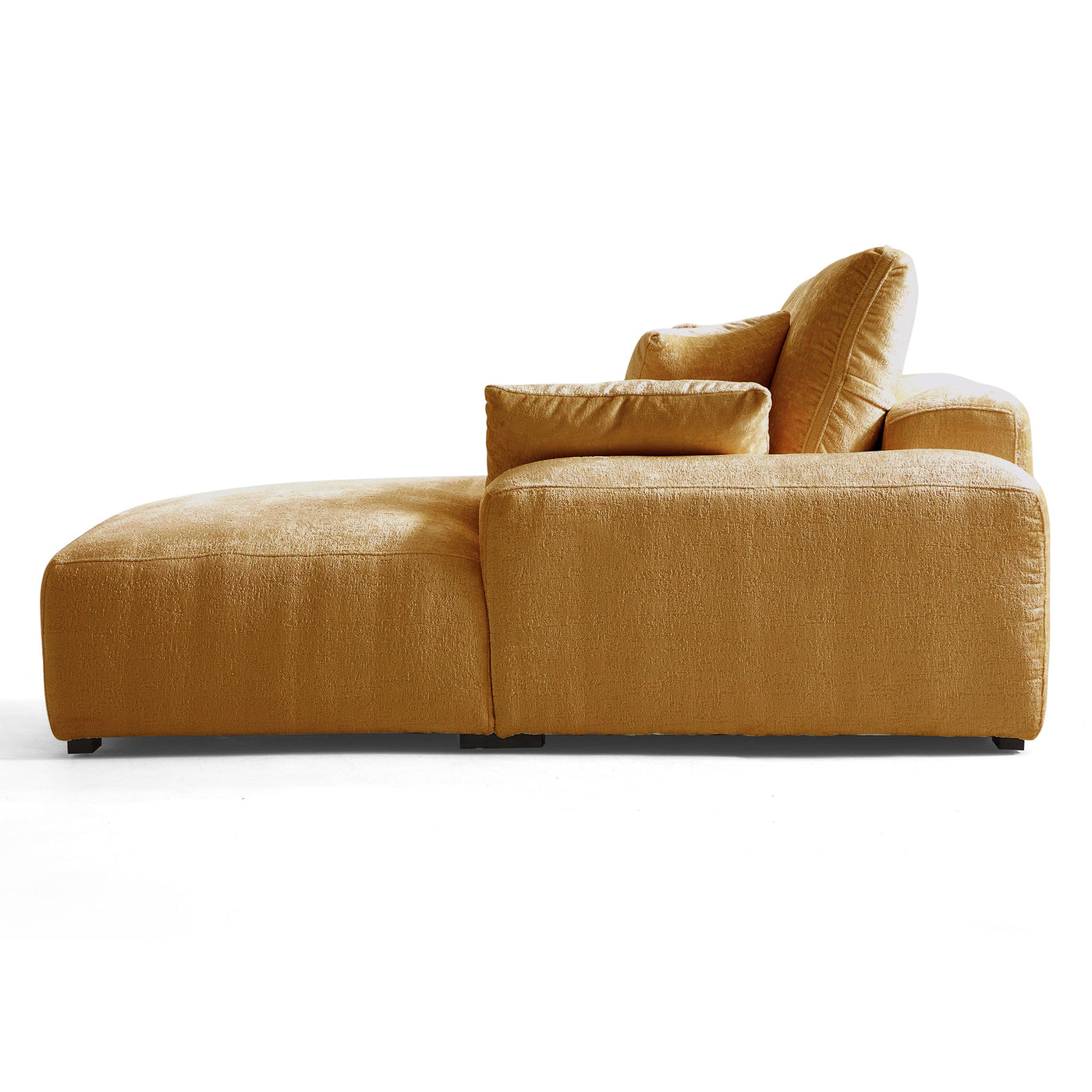 The Empress Yellow U Shaped Sectional-Yellow