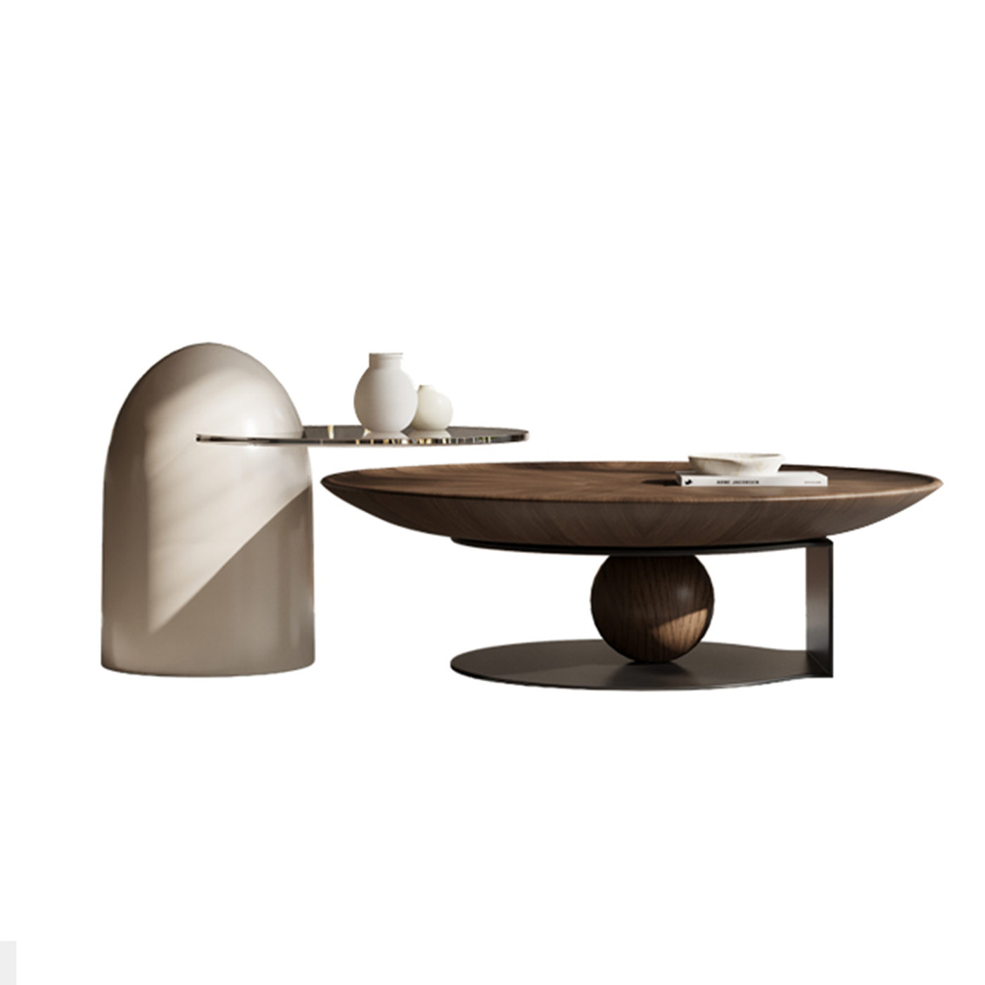 Sculpt Orb Balance Coffee Table Set