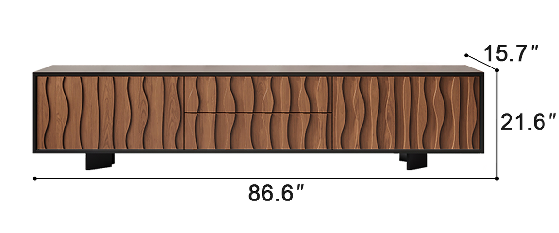 Wave Form TV Stand