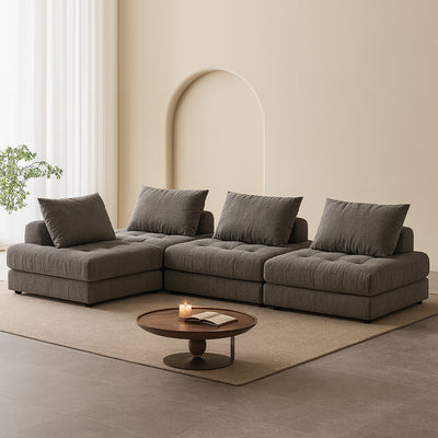 Block Modular Gray Sectional-Gray