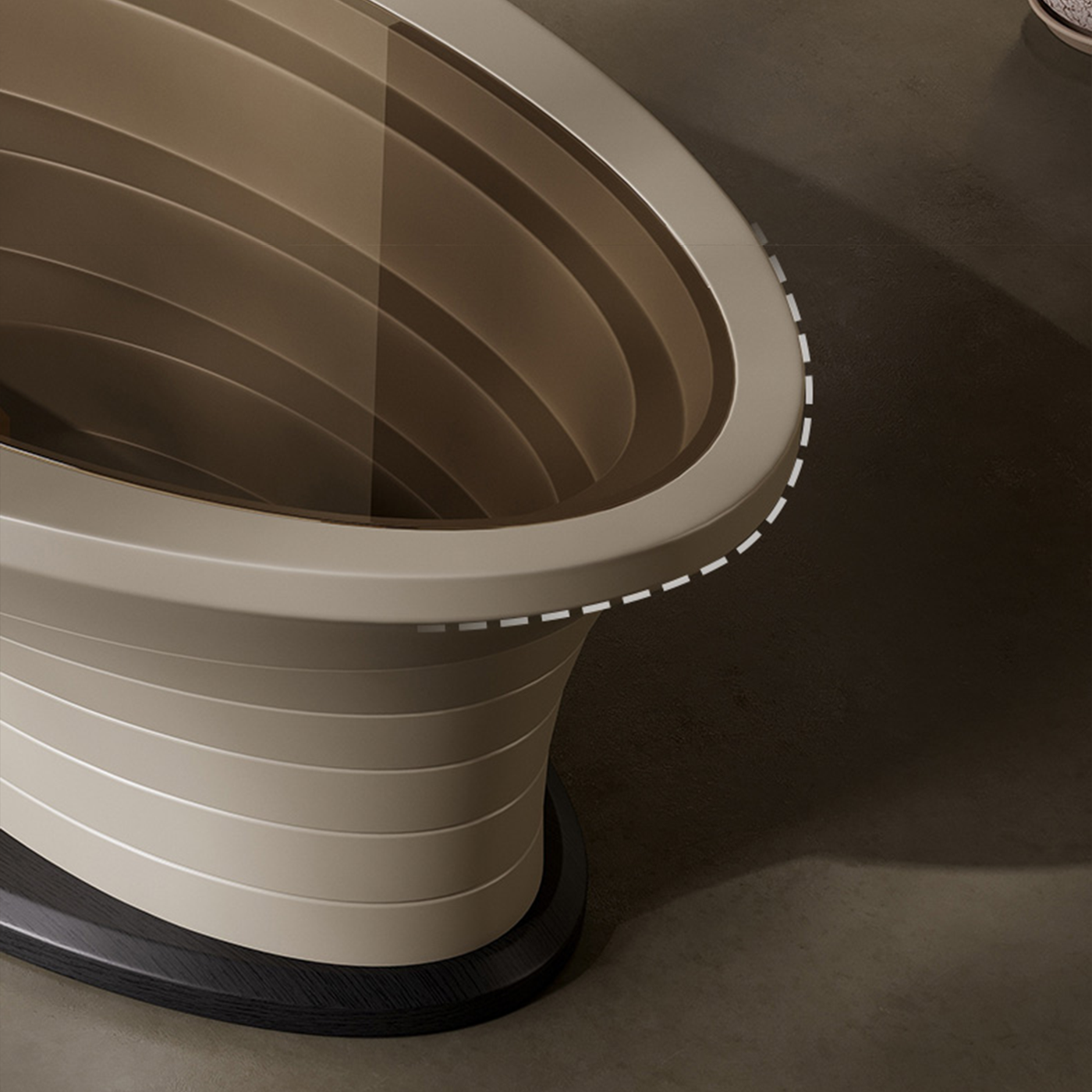 Multi Ring Glass Coffee Table