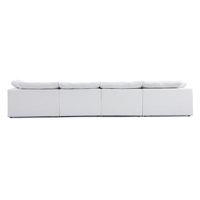 Tender Wabi Sabi Beige Sofa-White-165.4"