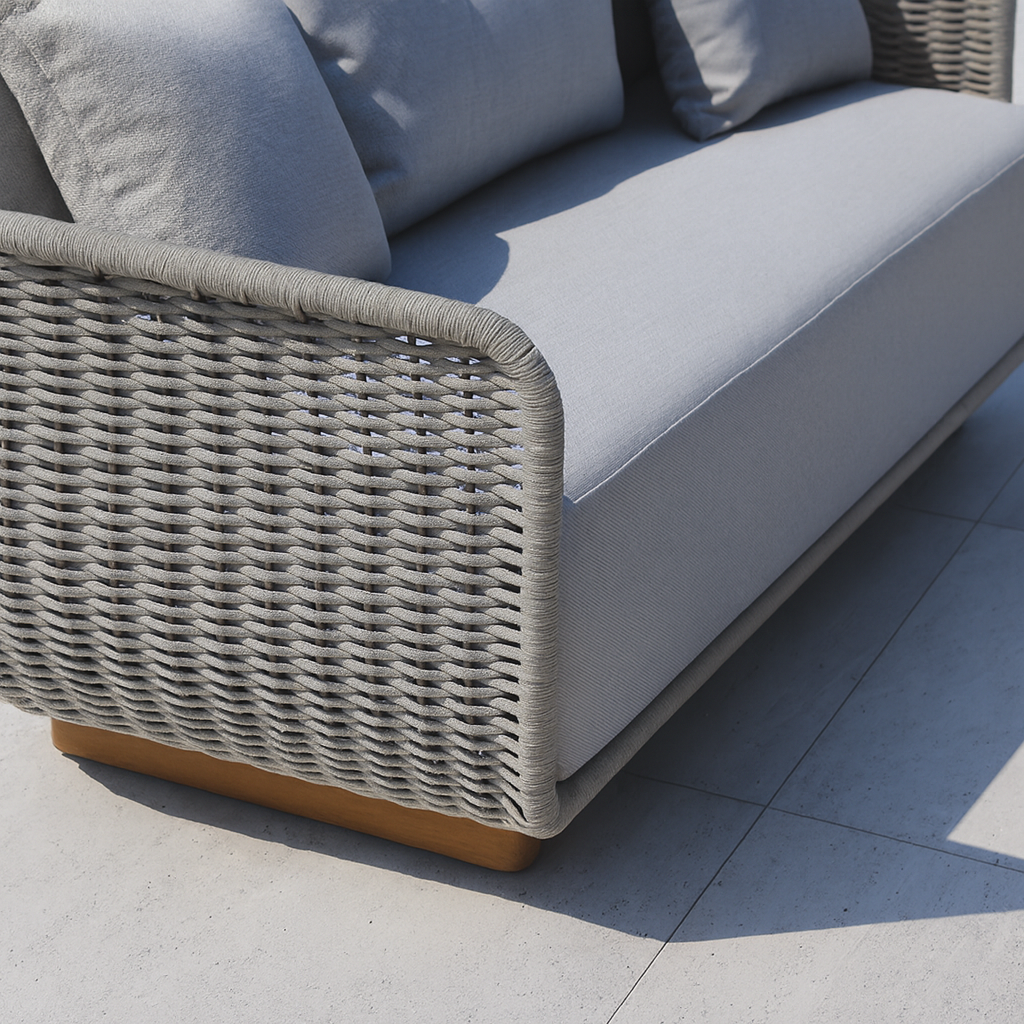 Laguna Outdoor Wicker Sofa Set with Cushions