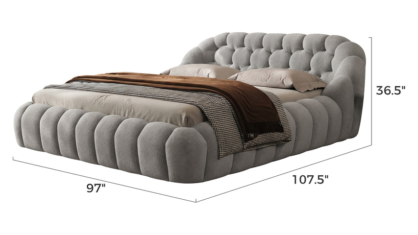 Carlin Tufted Platform Bed