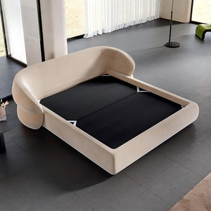 Fully Upholstered Curved Frame