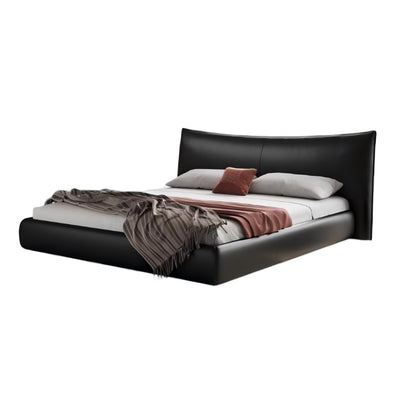 Noir Macaron Leather Bed