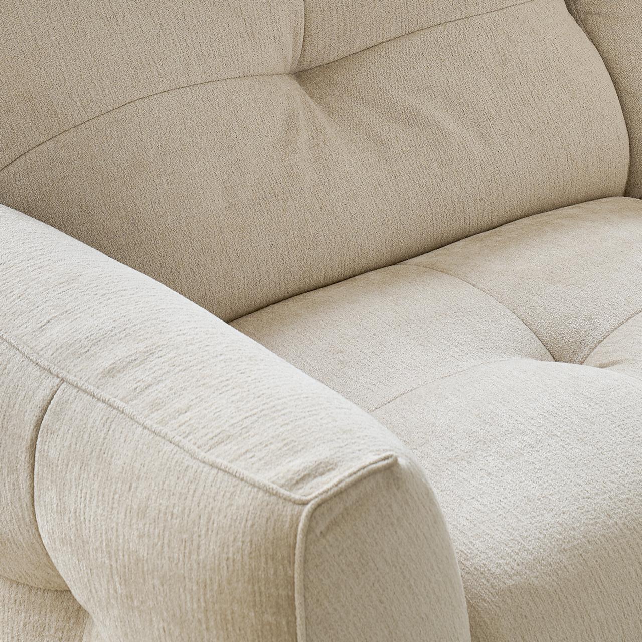 Cocoa Loaf Fabric Sofa-Beige