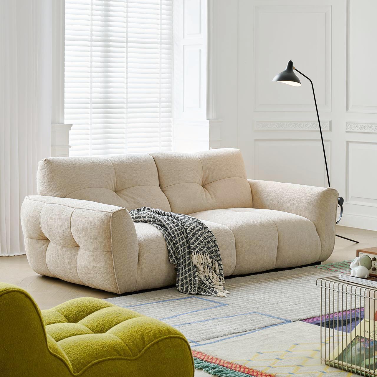 Cocoa Loaf Fabric Sofa-Beige