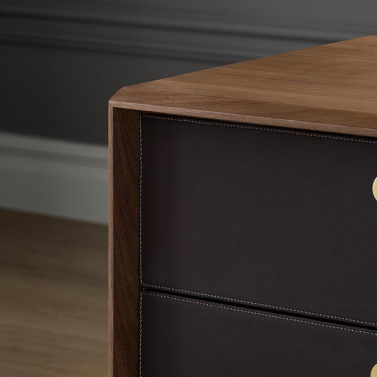 Cedar Root Nightstand-Walnut