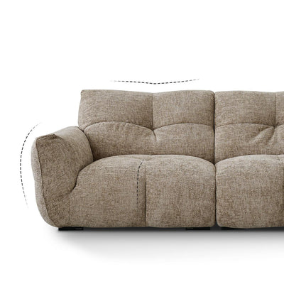 Cocoa Loaf Fabric Sofa-Gray