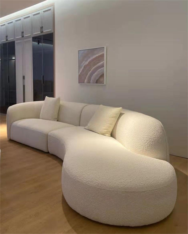 Crescent Bay Wabi-Sabi White Sofa