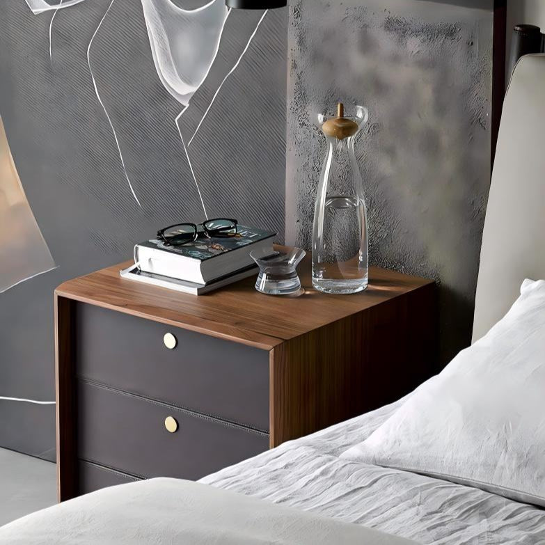 Cedar Root Nightstand-Walnut