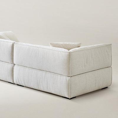 Brioche Soft Linen Sofa-White