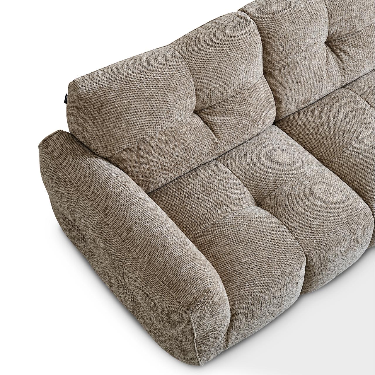 Cocoa Loaf Fabric Sofa-Gray