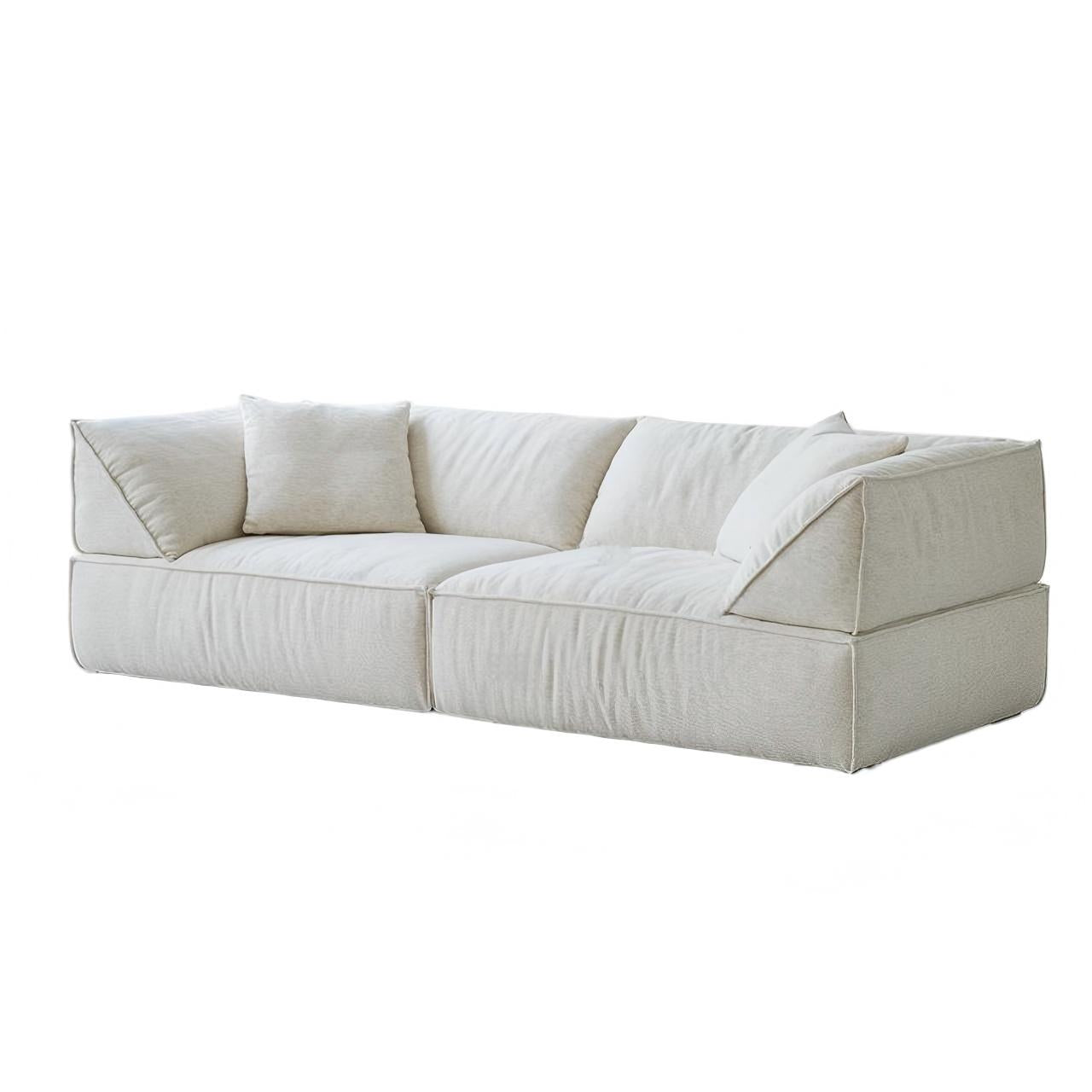 Brioche Soft Linen Sofa-Hidden