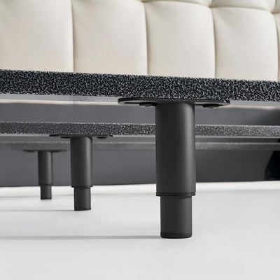 Marshmallow Leather Bed-Beige