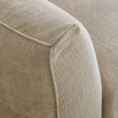 Cocoa Loaf Fabric Sofa-Beige