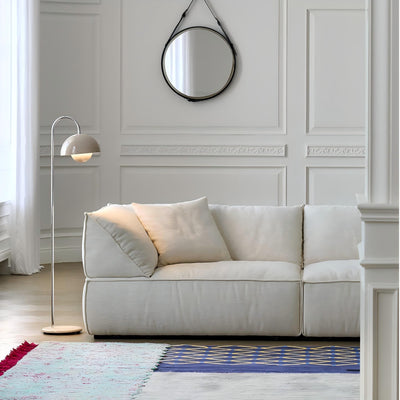 Brioche Soft Linen Sofa-White