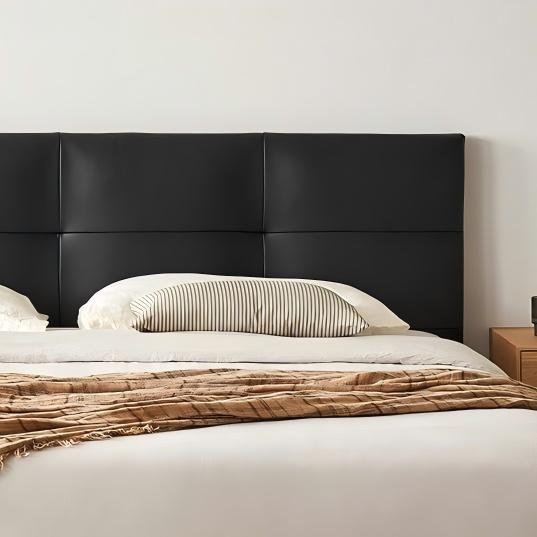 Brownie Crust Leather Bed-Ash