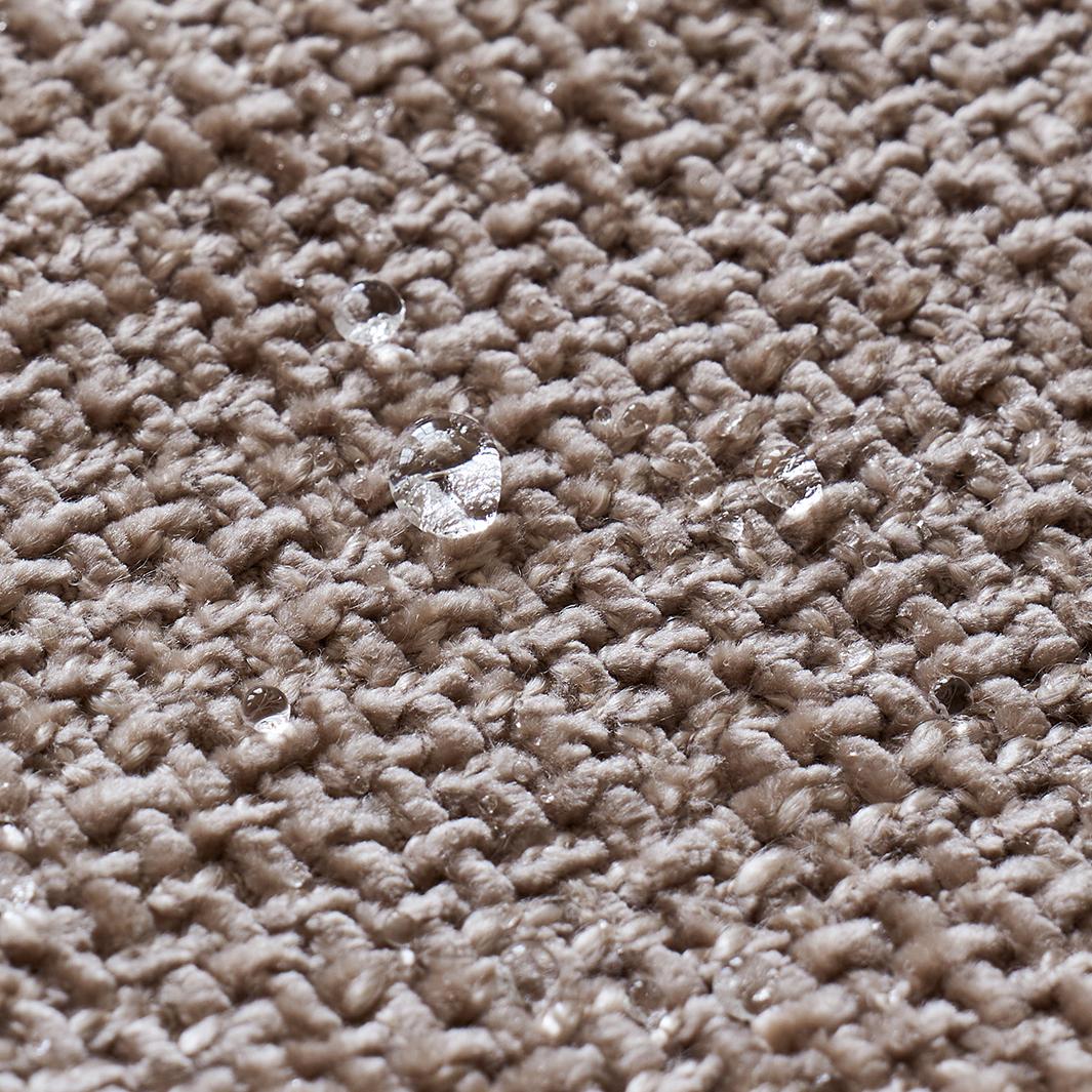 Nestled Curved Open End Sectional Sofa-Sand