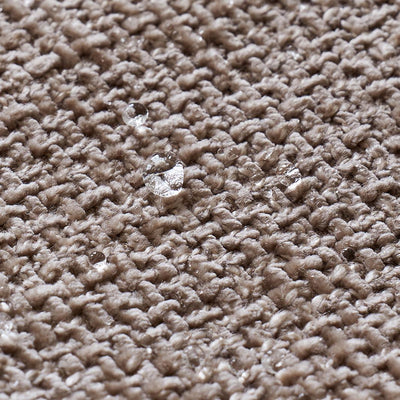 Nestled Curved Open End Sectional Sofa-Sand