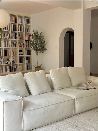 Freedom Modular White Sofa