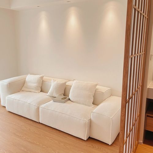 Freedom Modular White Sofa