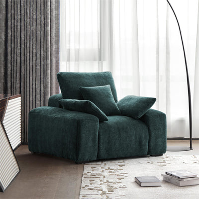 The Empress Green Armchair-Green