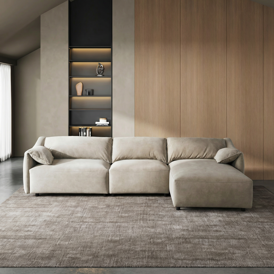 Dune Leathaire Modular Sectional Sofa