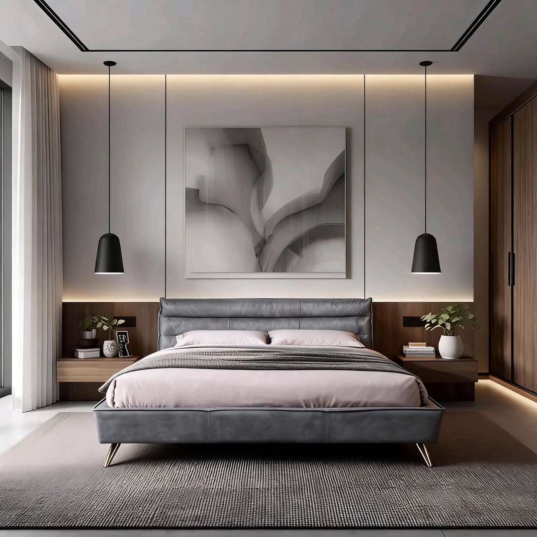 Seville Upholstered Panel Bed