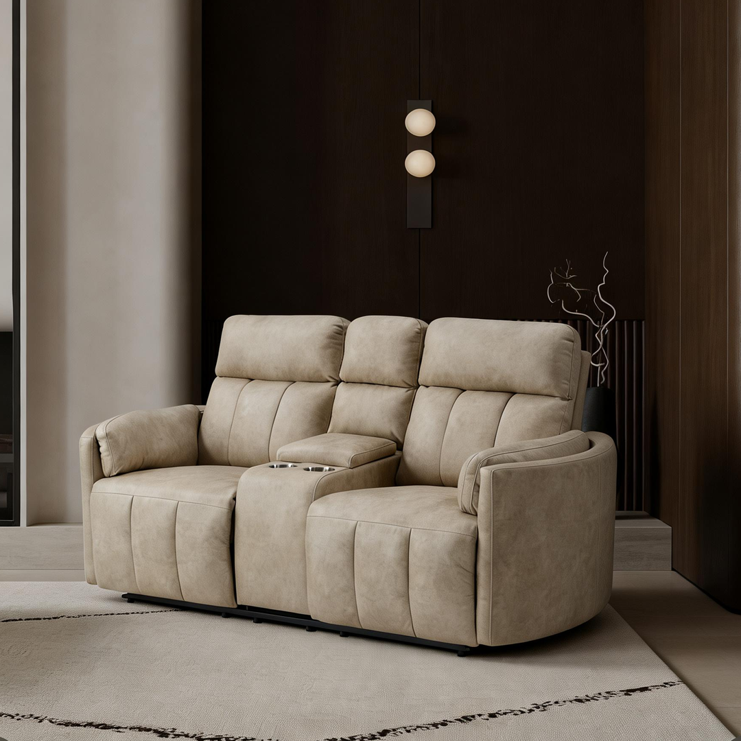 Maison Leathaire Power Recliner Sofa