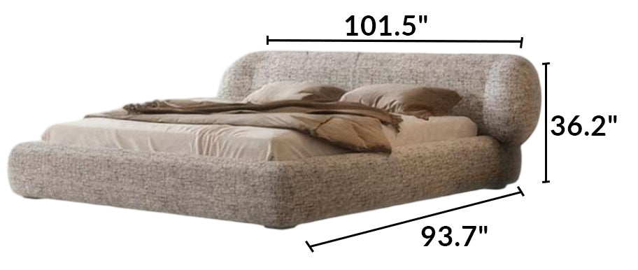 Chiffon Fabric Bed