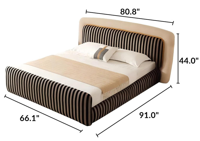 Tiramisu Stripe Bed