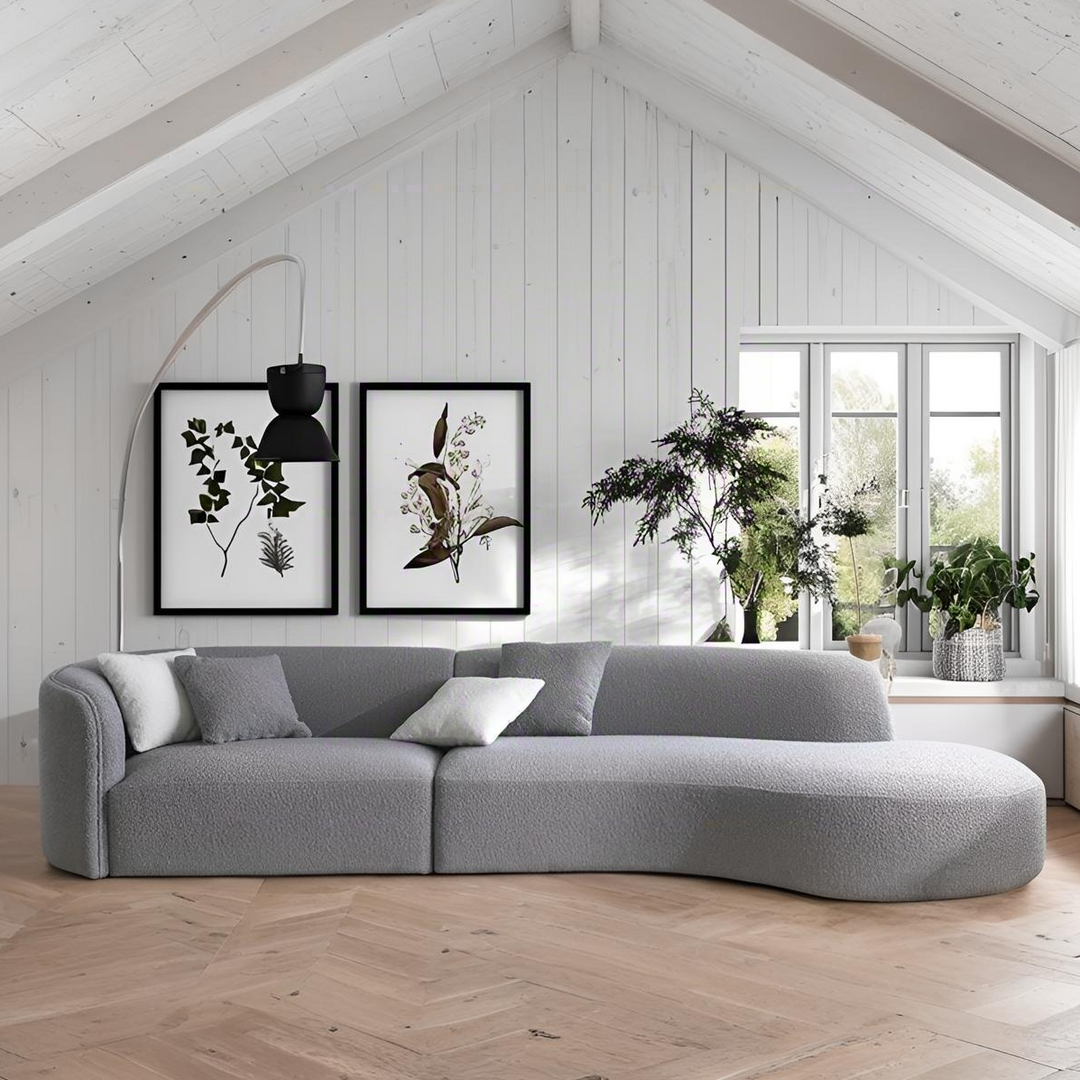 Crescent Bay Wabi-Sabi Gray Sofa