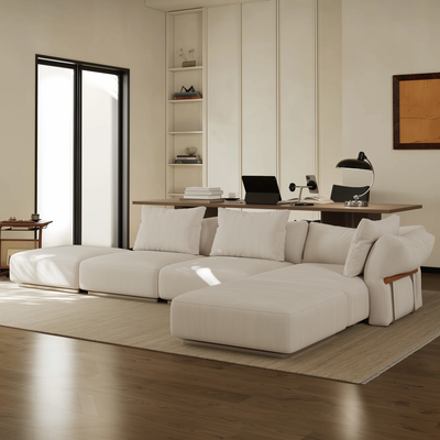 Crestview Modular Sectional Sofa-Beige