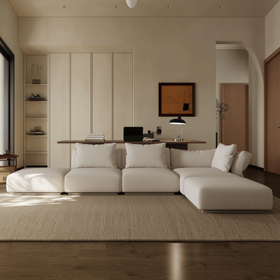 Crestview Modular Sectional Sofa-Beige