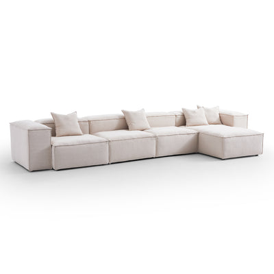 Freedom Modular Khaki Sectional Sofa-Khaki-181.1"-High