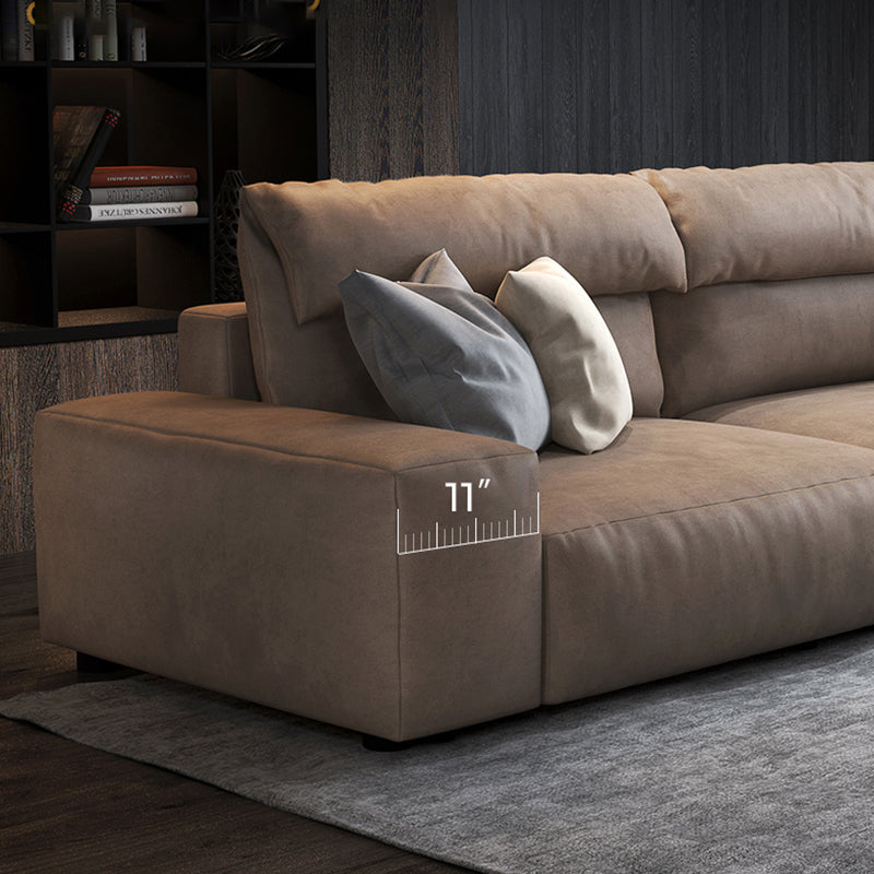 The Chestnut Sofa and Ottoman-Brown