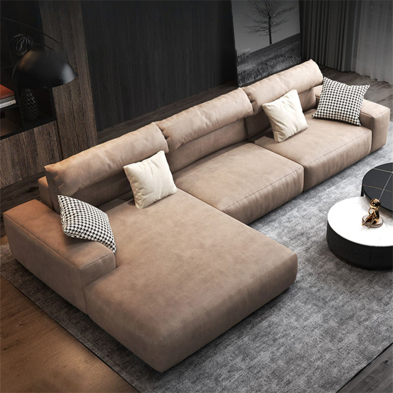 Chestnut Sectional-Brown